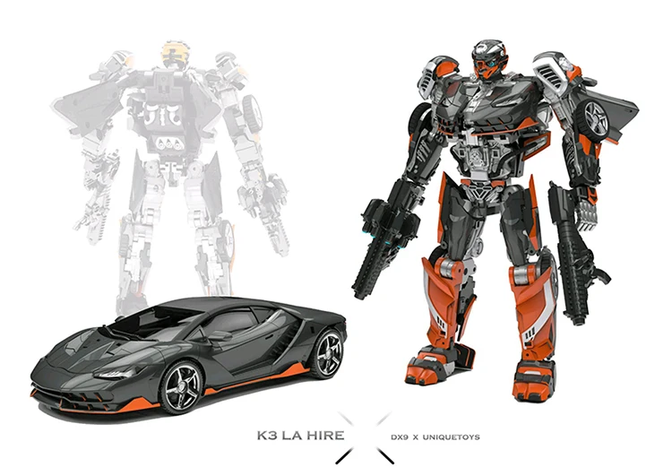 Трансформация DX9 игрушки и уникальные K3 LA HIRE HOT ROD Rodimus фигурка|Игровые фигурки