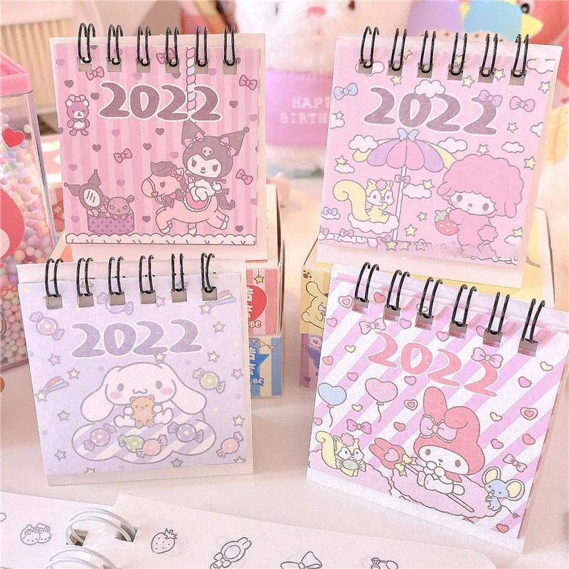 Настольный мини-календарь с аниме-рисунком 2022 | Канцтовары для офиса и дома