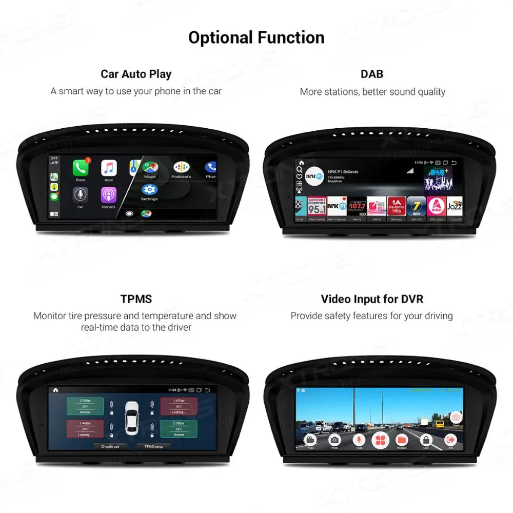 XTRONS 8 ''Qualcomm Android 10 0 оригинальный автомобильный мультимедийный плеер для BMW 3
