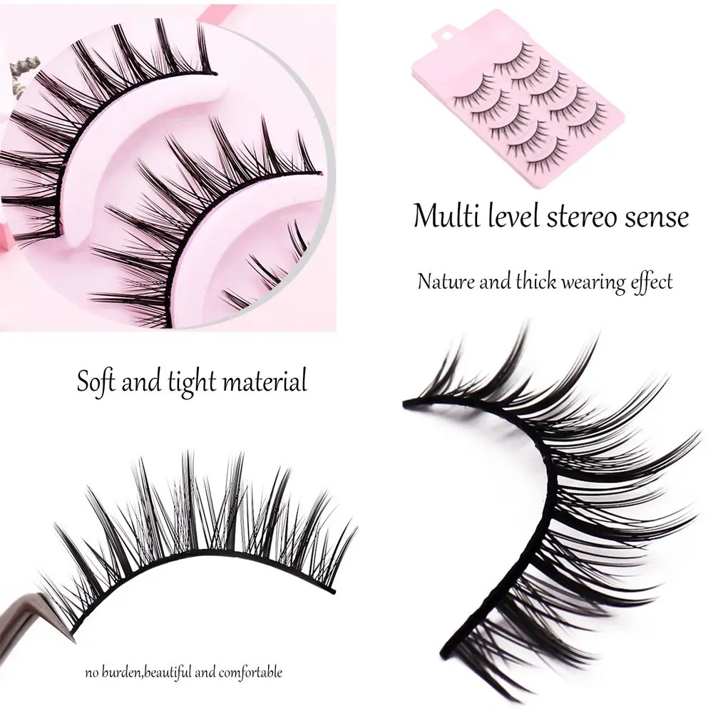 

Tool Simulation Thick Lolita Bunch Natural Eyelash Extension Silk False Eyelashes Little Devil Eyelashes Fake Lashes