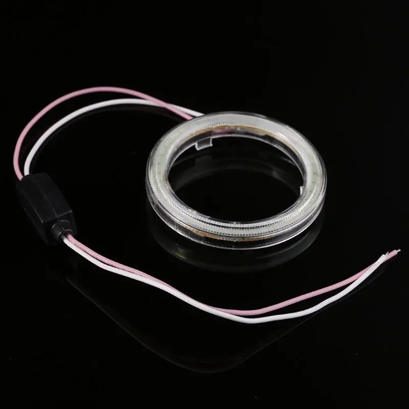 

2 Pcs 60mm COB Angel Eye Halo Car LED Light Ring Headlight DRL Lamp DC 12V