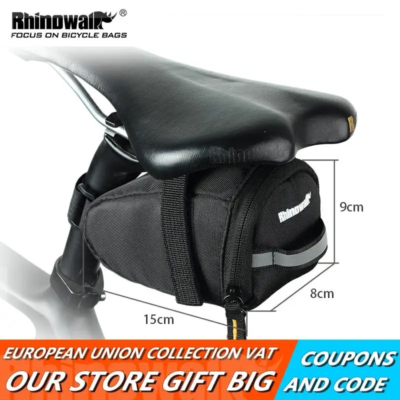 Новая непромокаемая велосипедная сумка Rhinowalk 2020 на седло для велосипеда большая