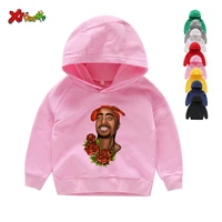 cotton children fashion 2pac hip hop swag funny hoodies kid tupac amaru shakur clothes boys and girls hoodies sweatshirts