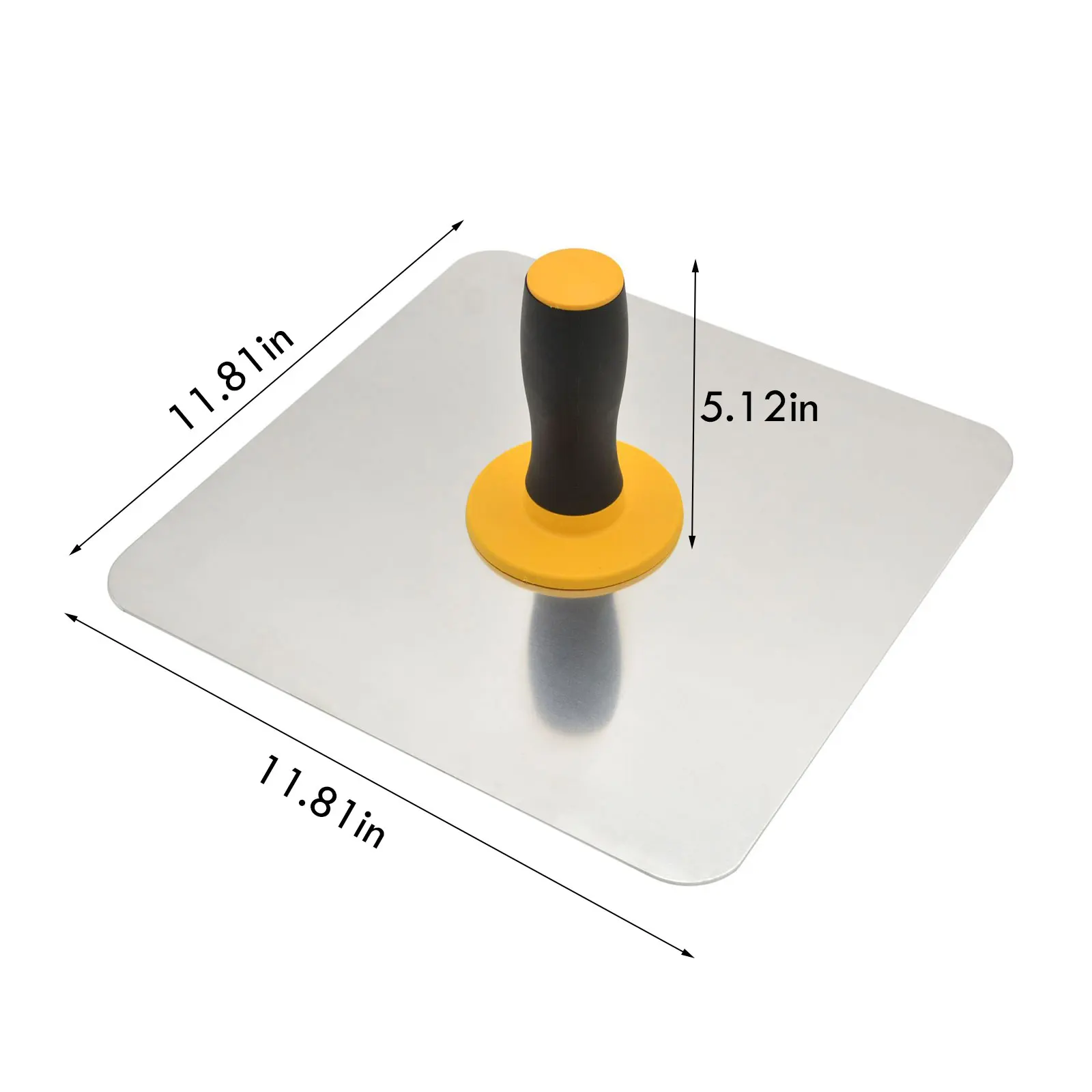 

Construction Hot Aluminium Finishing Craftsman Trowel Mortar Board Plastering Tool Paint Holder With Lightweight Handle Holder