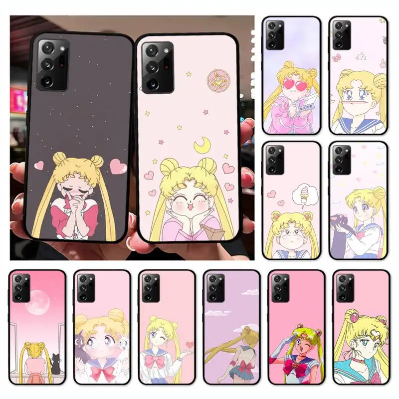 

Sailor-Mars Phone Case for Samsung Note 20 Ultra 10 pro lite plus 9 8 5 4 3 M 30s 11 51 31 31s 20 A7