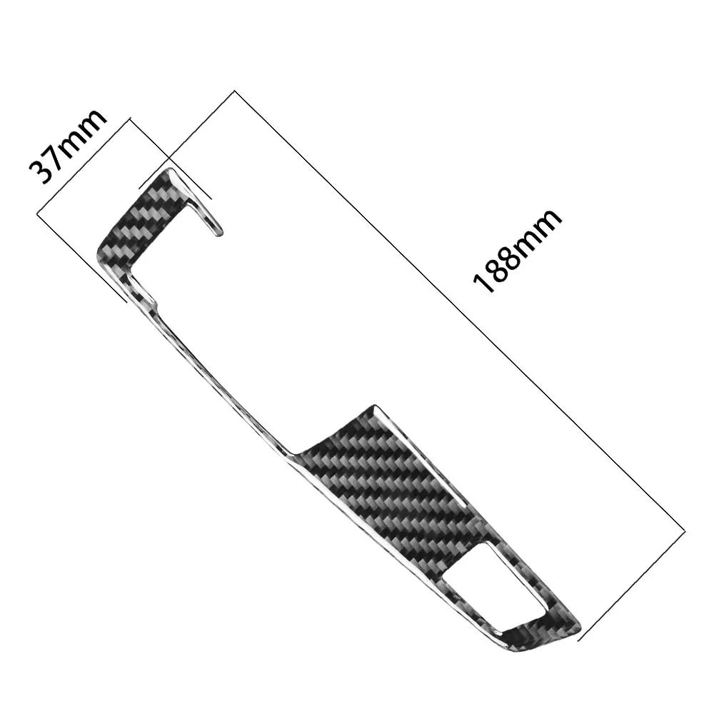 

For BMW F07 F10 X3 F25 X4 F26 LHD Carbon Fiber Car Gear Shifter Panel Cover Trim Sticker Left Hand Drive