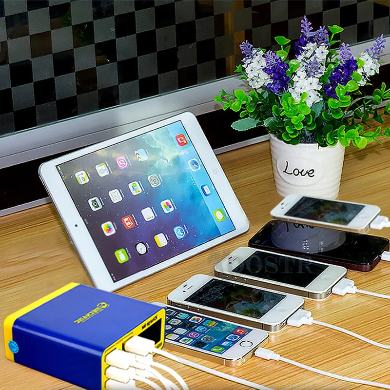 mechanic icharge 6m qc 3 0 usb smart charge support fastcharging with lcd display for iphone huawei xiaomi samsung oppo vivo free global shipping