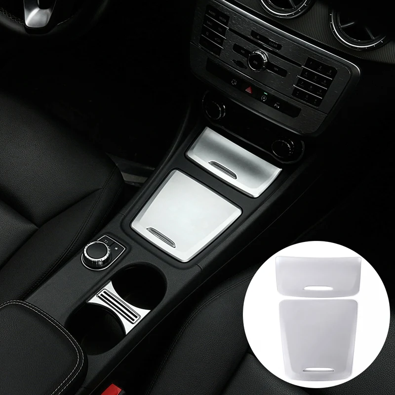 

Для Mercedes Benz CLA GLA a Class W117 W176 A180 2014-2017 Хром ABS центральный ящик для хранения панель накладка Крышка для пепельницы