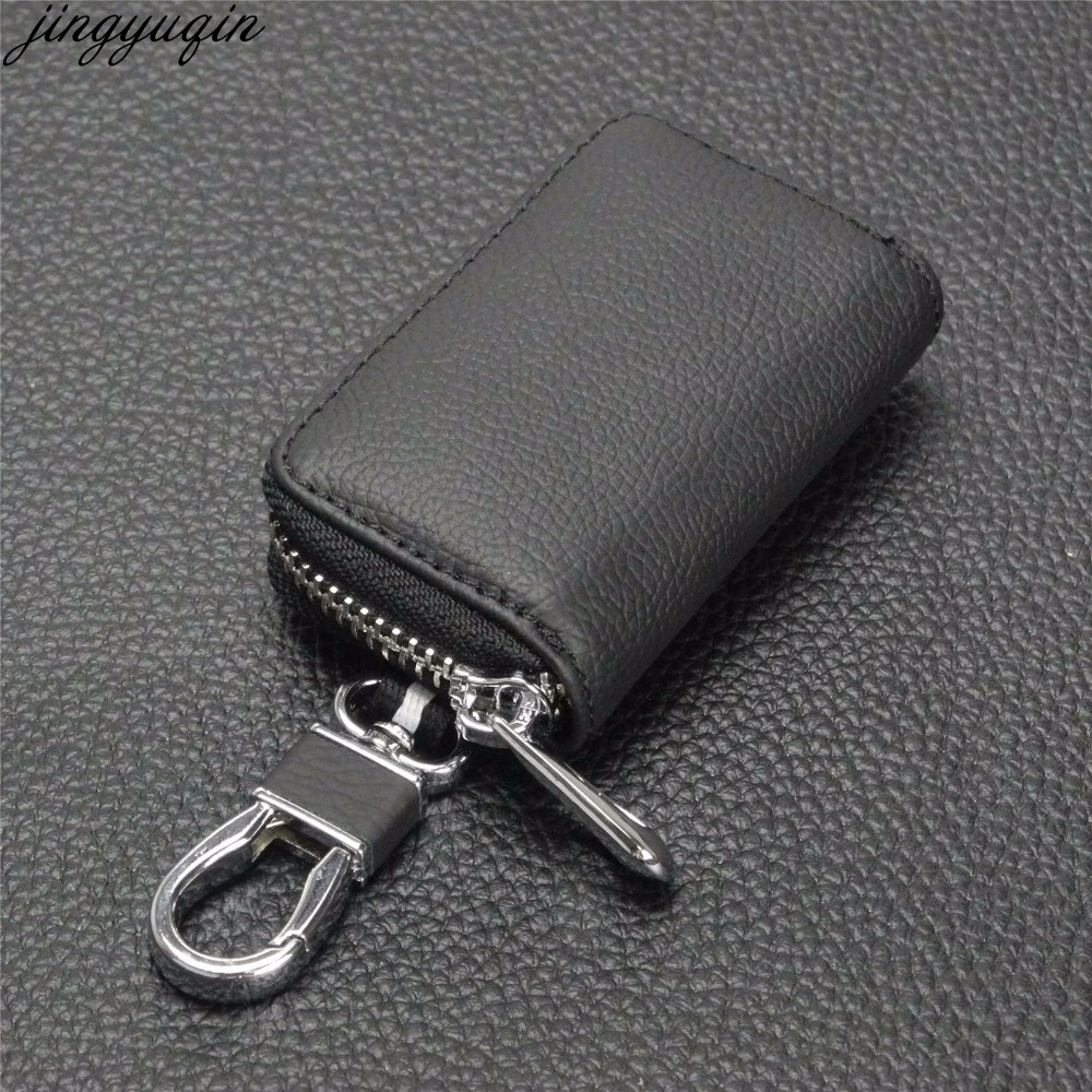 Модные кошельки из натуральной кожи для автомобильных ключей мужской держатель