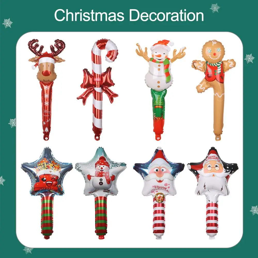 

Merry Christmas Foil Balloons Santa Claus Snowman Elk Gingerbread Man Christmas New Year Party Decor Kids Favors Inflatable Toys