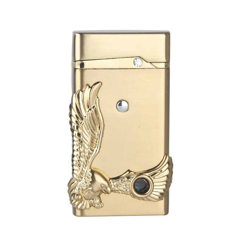 

Creative Eagle Electronic Induction Metal Windproof Lighter Windproof Butane Gas Lighter Smoking Accessories Gadgets For Women
