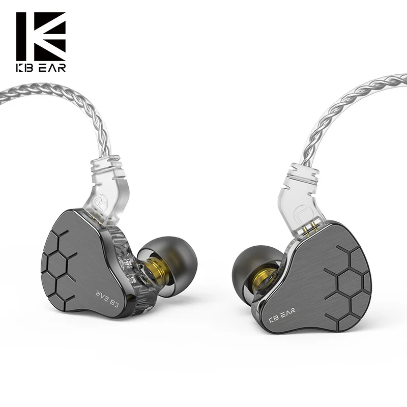 Наушники вкладыши KBEAR Lark Hybrid 1DD + 1BA спортивные музыкальные наушники с