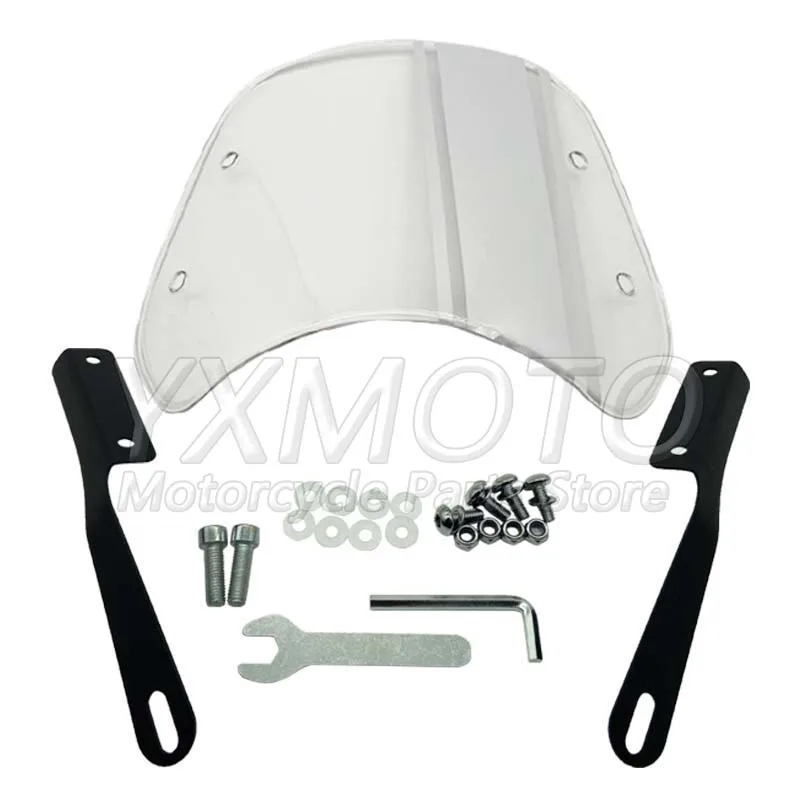 Цветная наклейка на лобовое стекло мотоцикла прозрачное подходит для Harley Honda Chuanqi