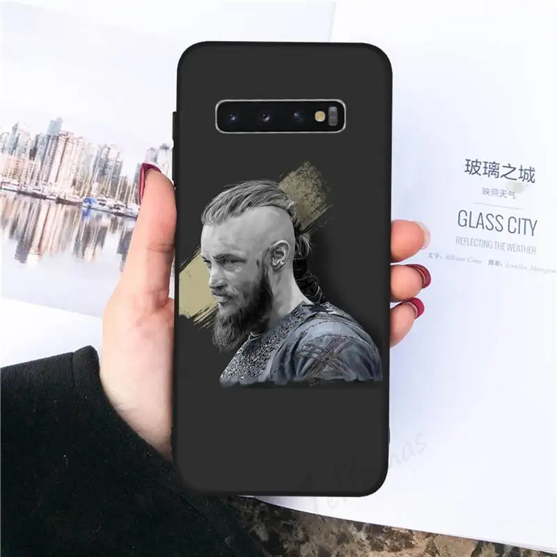 

Ragnar Lothbrok Vikings Phone Case For Samsung galaxy S 7 8 9 10 20 edge A 6 10 20 30 50 51 70 note 10 plus