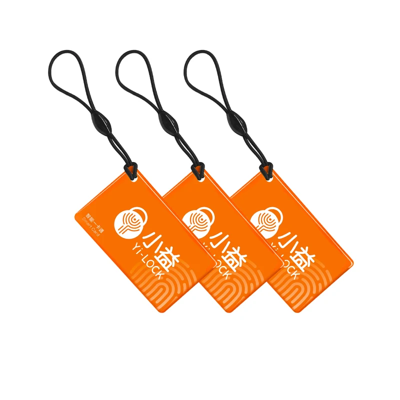 Yi-LOCK 3 шт. в 1 RFID карта 13,56 МГц для смарт-блокировки отпечатков пальцев E205 - Цвет: 3pcs Cards