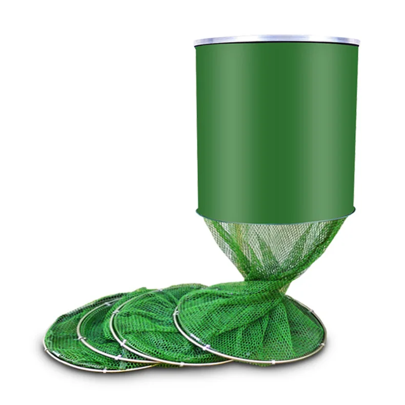 Фольгированный с рыбой корзинка для кольца край быстросохнущая сеть ловли