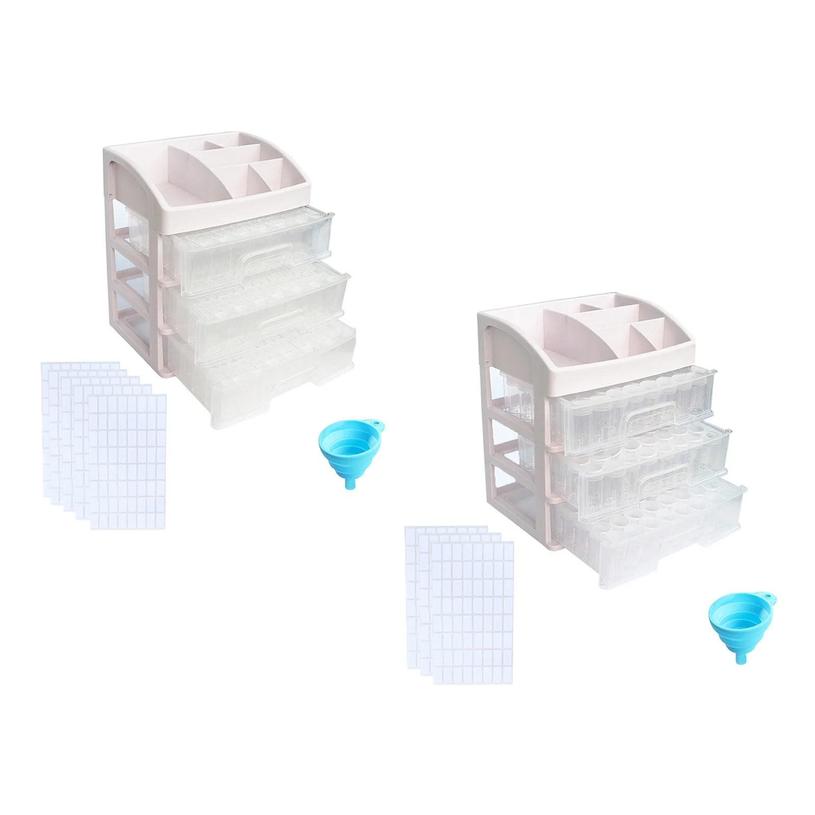 

5d Diamond Painting Accessories Detachable Storage Container 144/24 Individual Bottles Drawers For Beads Seeds Drills