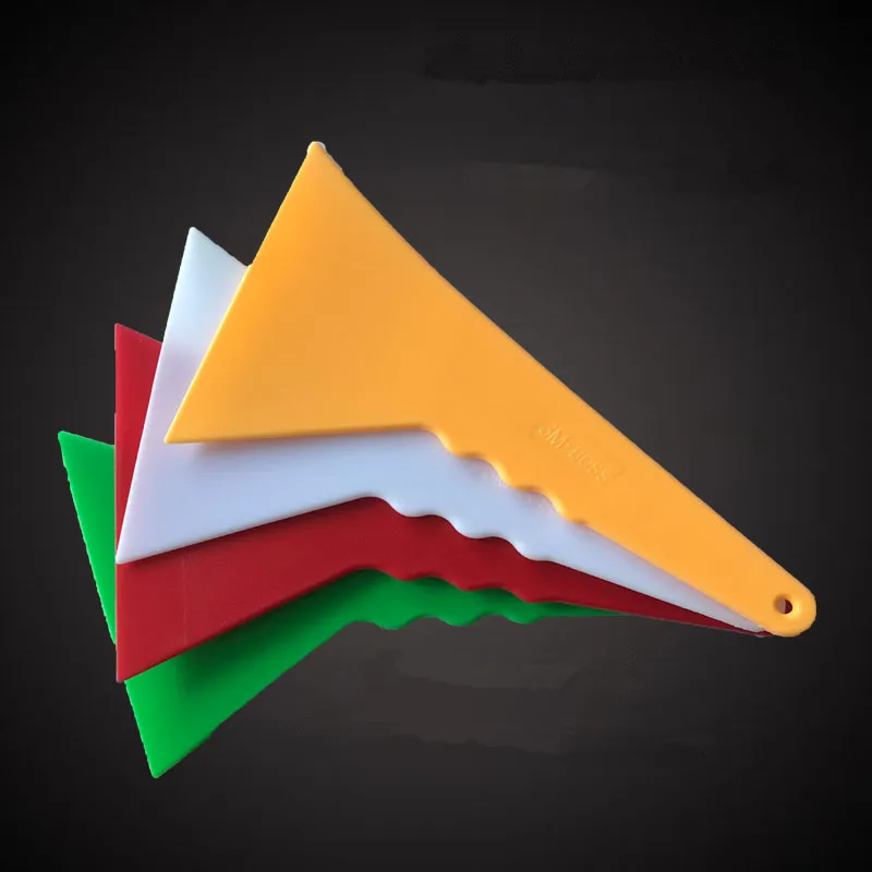 Треугольная пленка пластиковый скребок кухонные инструменты для чистки