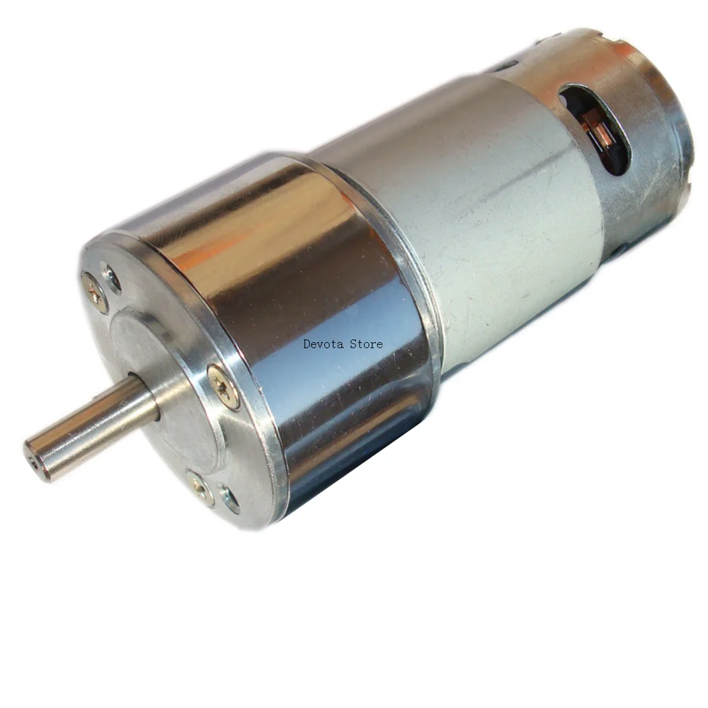 Редукторный электродвигатель постоянного тока с высоким крутящим моментом 51 мм