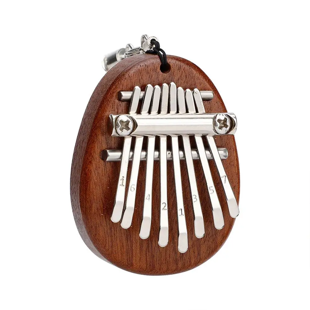 Мини пианино Kalimba с 8 клавишами портативный инструмент клавиатура для пальцев