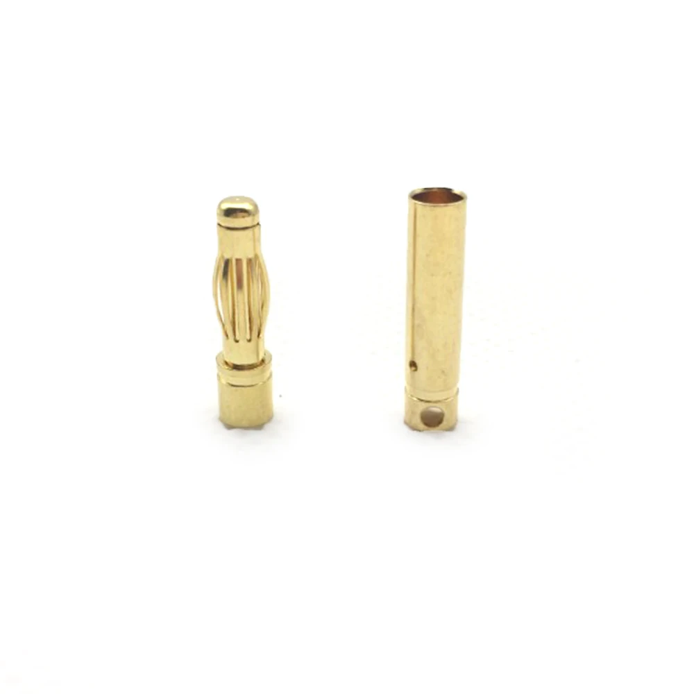 

10Set 4mm Gold-plated RC Battery To Electronic Bullet Banana Plug High Quality Male Female Banana Connectors