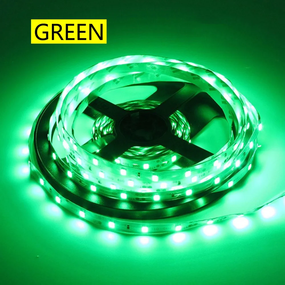 

Green LED Strip 2835 Light Flexible DC 12V 60LED/M LED Strip 12V 1M 2M 3M 4M 5M TV Backlight Decoration Room Light No Waterproof