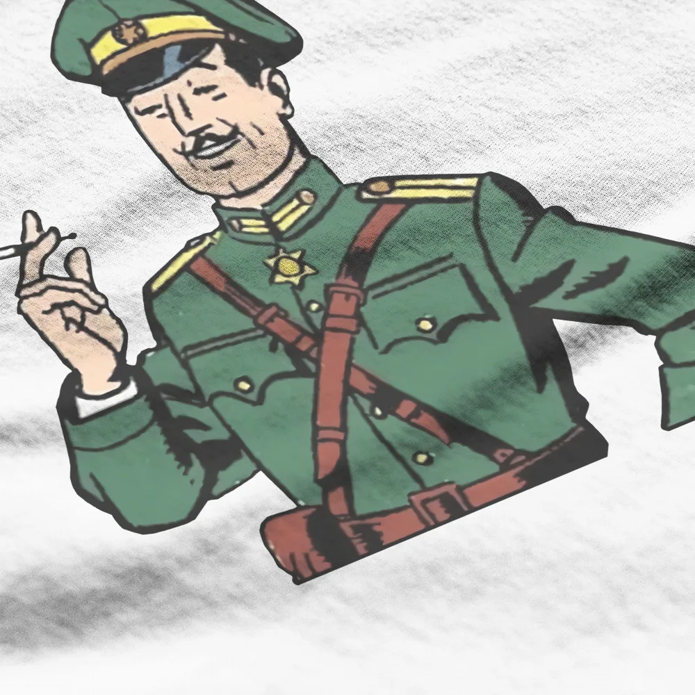 Футболка полковника Olrik с принтом из бельгийских комиксов и Блэйка Мортимера в