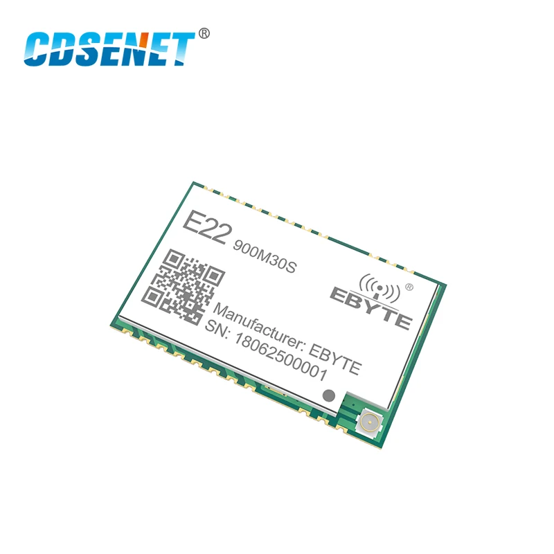 Беспроводной радиочастотный модуль приемопередатчика SX1262 1 Вт LoRa 915 МГц SMD Печать