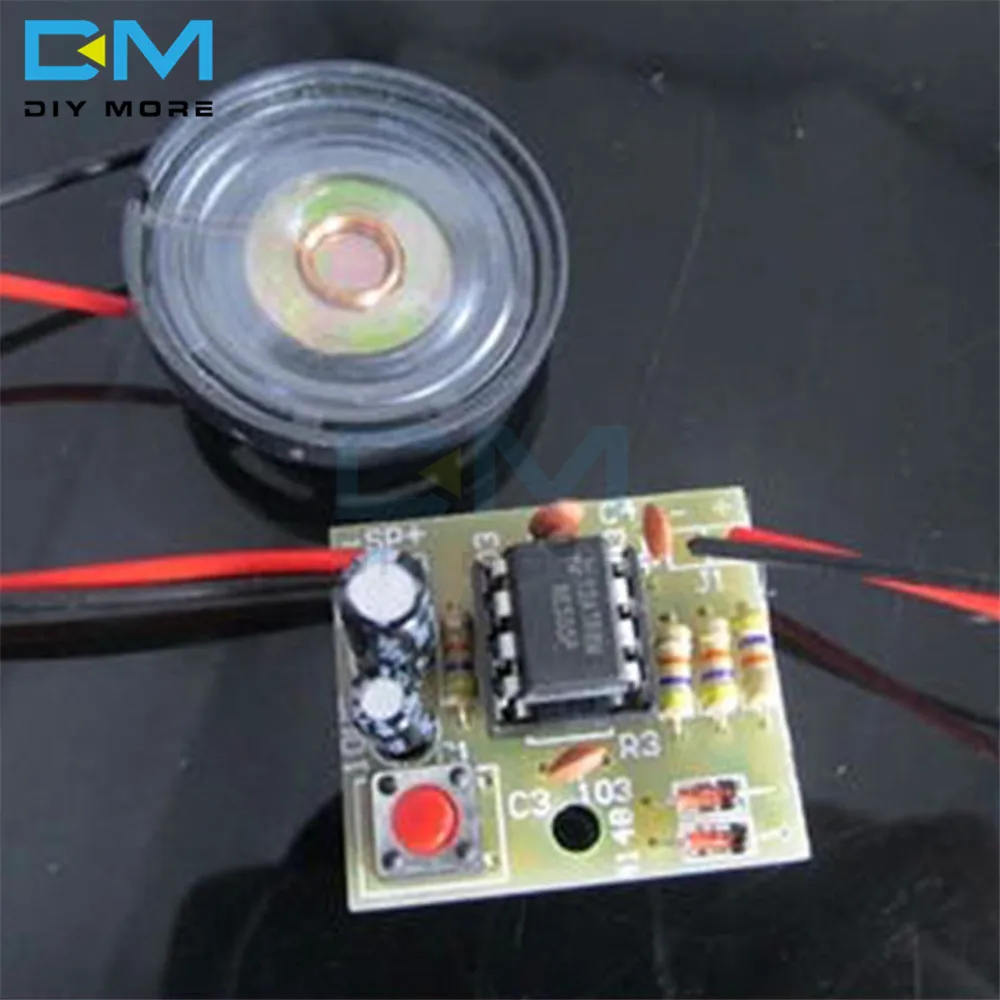 Совершенный дверной звонок набор электронных DIY Kit производство дверной звонок DIY Kit NE555 чип Топ люкс