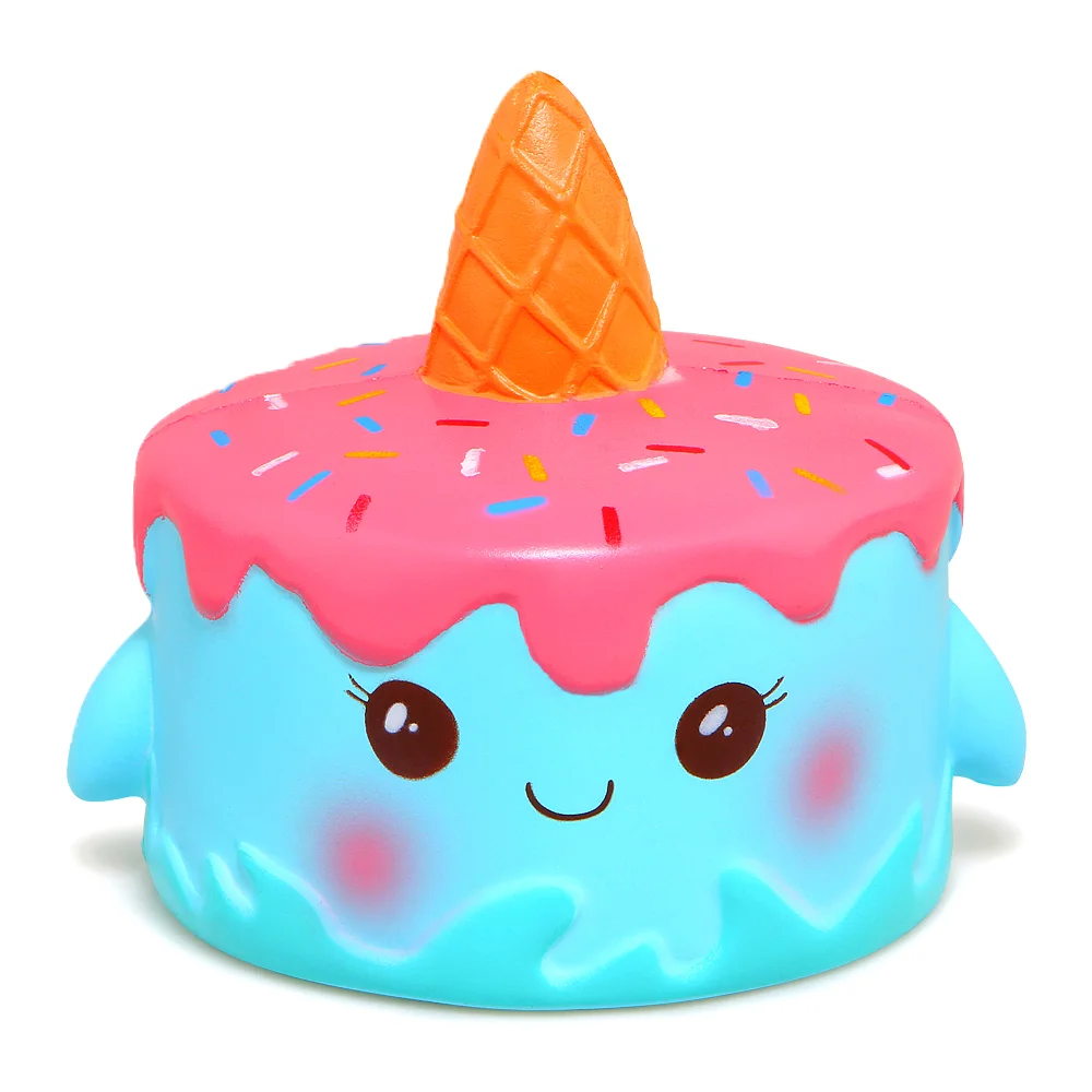 Kawaii милый кот Мороженое Мягкий ароматизированный мягкий Единорог молоко jumbo медленно поднимающийся мягкий подарок игрушки