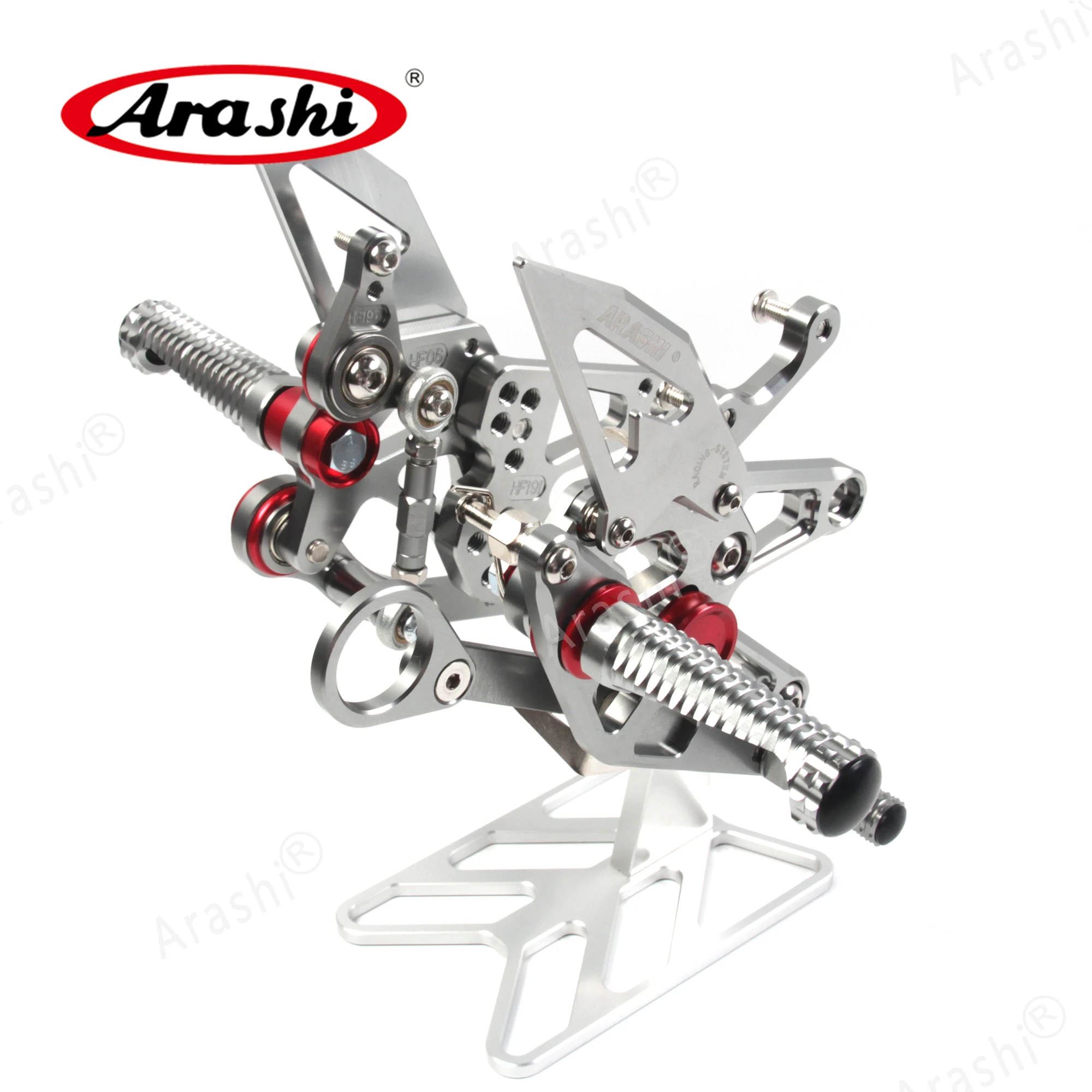 Arashi CNC Регулируемые подножки для BMW S1000RR / HP4 2009 - 2014 Райдер Подножки S 1000 RR 2010 2011 2012 2013