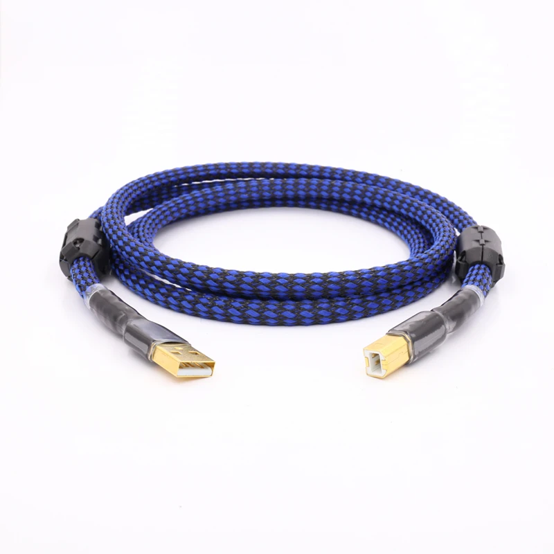 2 фута/3 фута/5 футов HIFI USB-кабель DAC A-B Alpha OCC Digital AB Audio A to B высокого класса