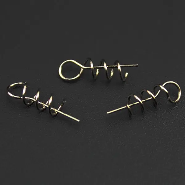 100 шт. пружинный Поворотный замок рыболовный крючок центрирующий штифт для