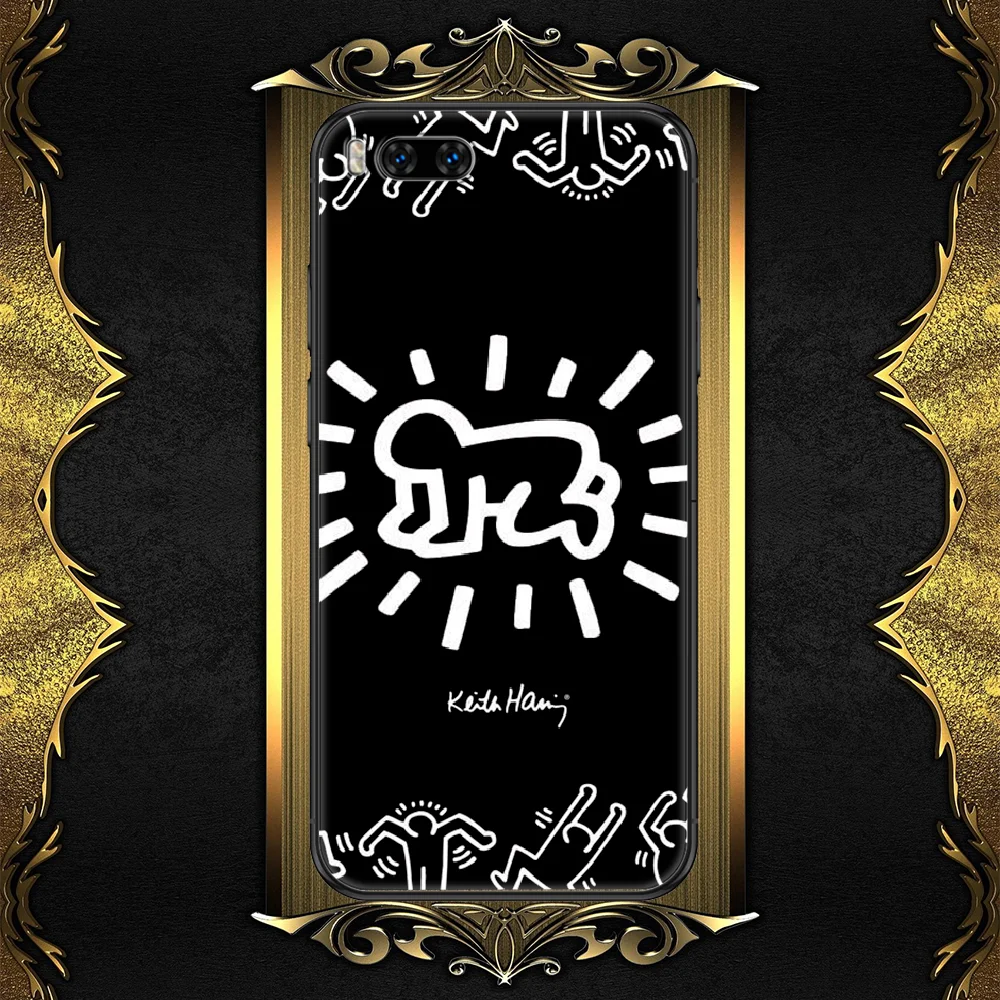 

Keithes Graffiti Haring Art Phone Case Cover Hull For iphone 5 5s se 2 6 6s 7 8 12 mini plus X XS XR 11 PRO MAX black tpu