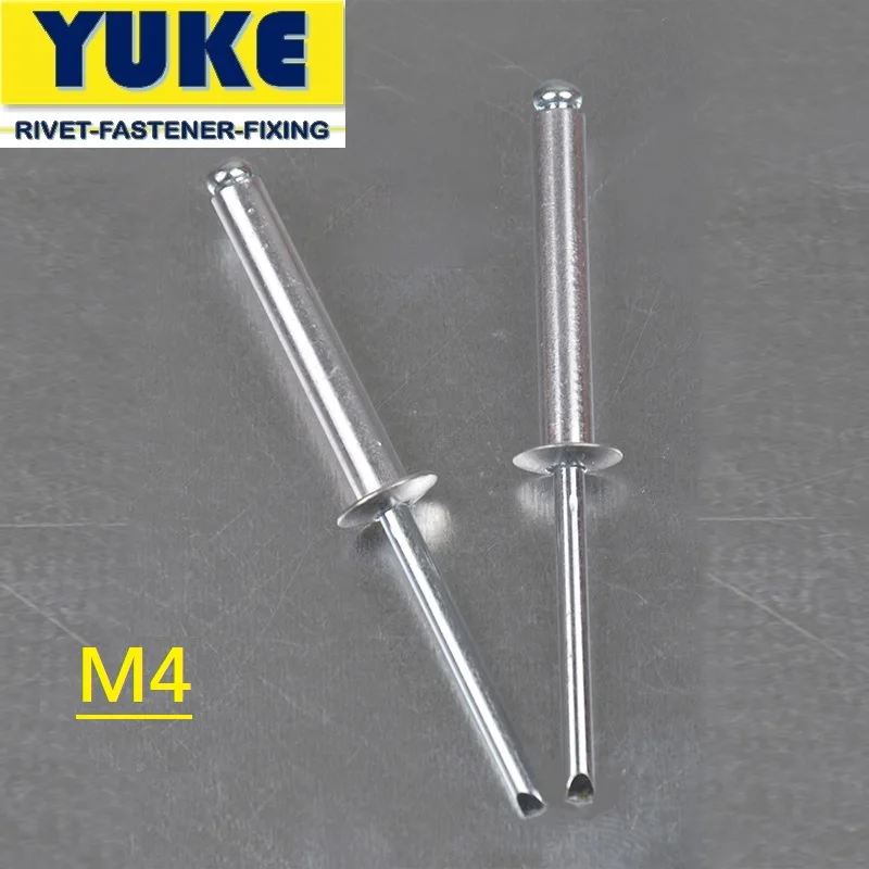 M4 Pop заклепки Rivetti 20 шт. алюминиевая стальная купольная головка Remaches Rebites Slepe Kovice