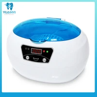 600ml ultrasonic cleaner bath stainless steel ultra sonic cleaning machine for dental tools jewelry parts glasses manicure