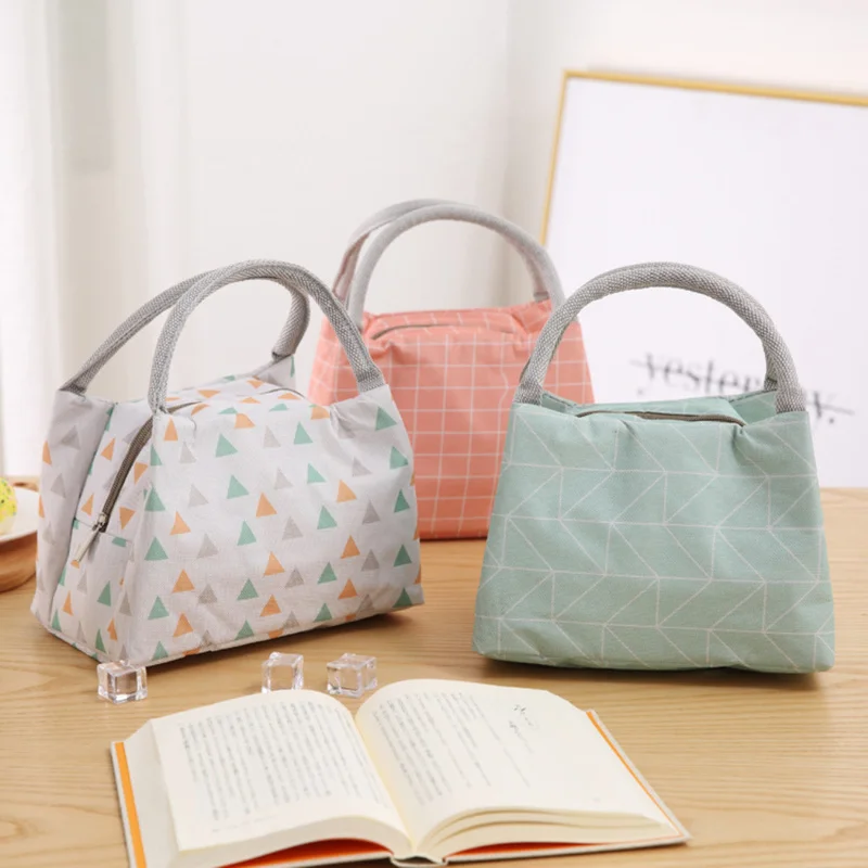 Контейнер для хранения закусок сумка тоут Портативный Ланч бокс столовая посуда