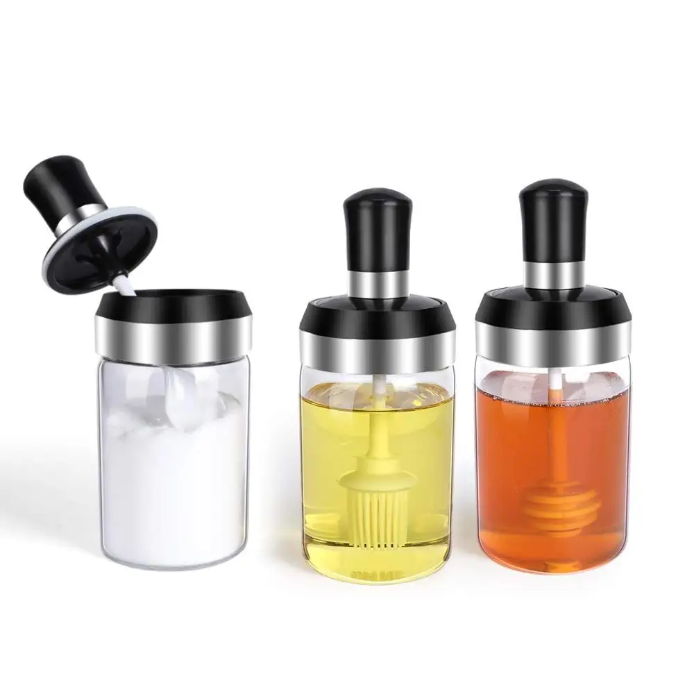 Бытовые кухонные принадлежности шейкер для соли/Стеклянная банка приправ
