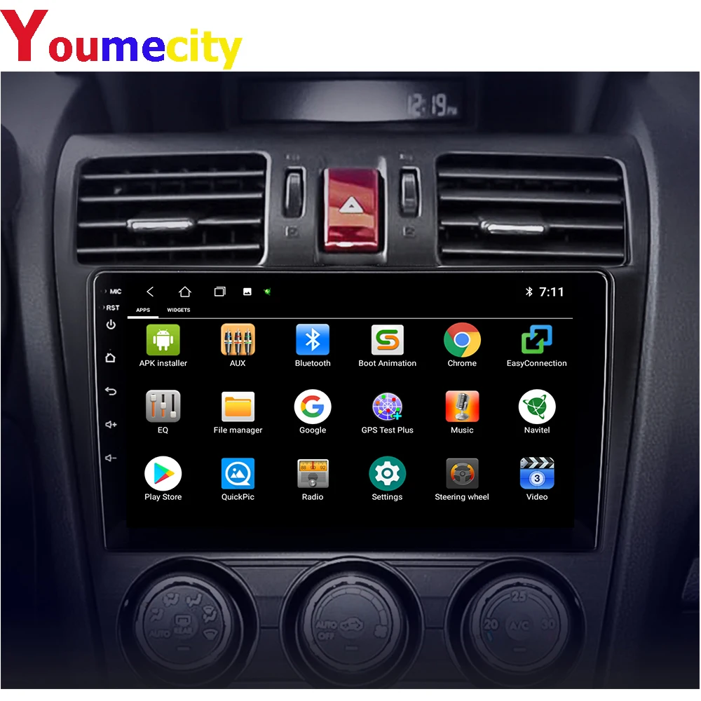 Автомобильный мультимедийный плеер на Android 9 0 для Subaru Forester Impreza WRX 2013 2014 2015 Радио Rds