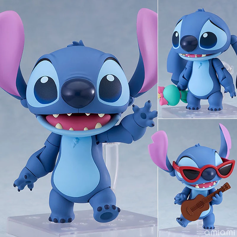 

Женская 100% оригинальная аниме-фигурка Лило и Стич GSC1490 Nendoroid Stitch Action10Cm ПВХ коллекционная игрушка подарок для мальчиков и девочек
