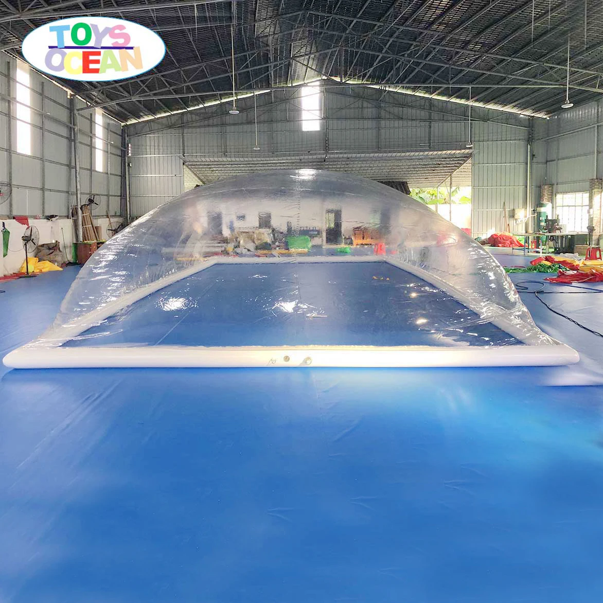 Индивидуальный размер надувной прозрачный Бассейн Крышка для бассейн заднего