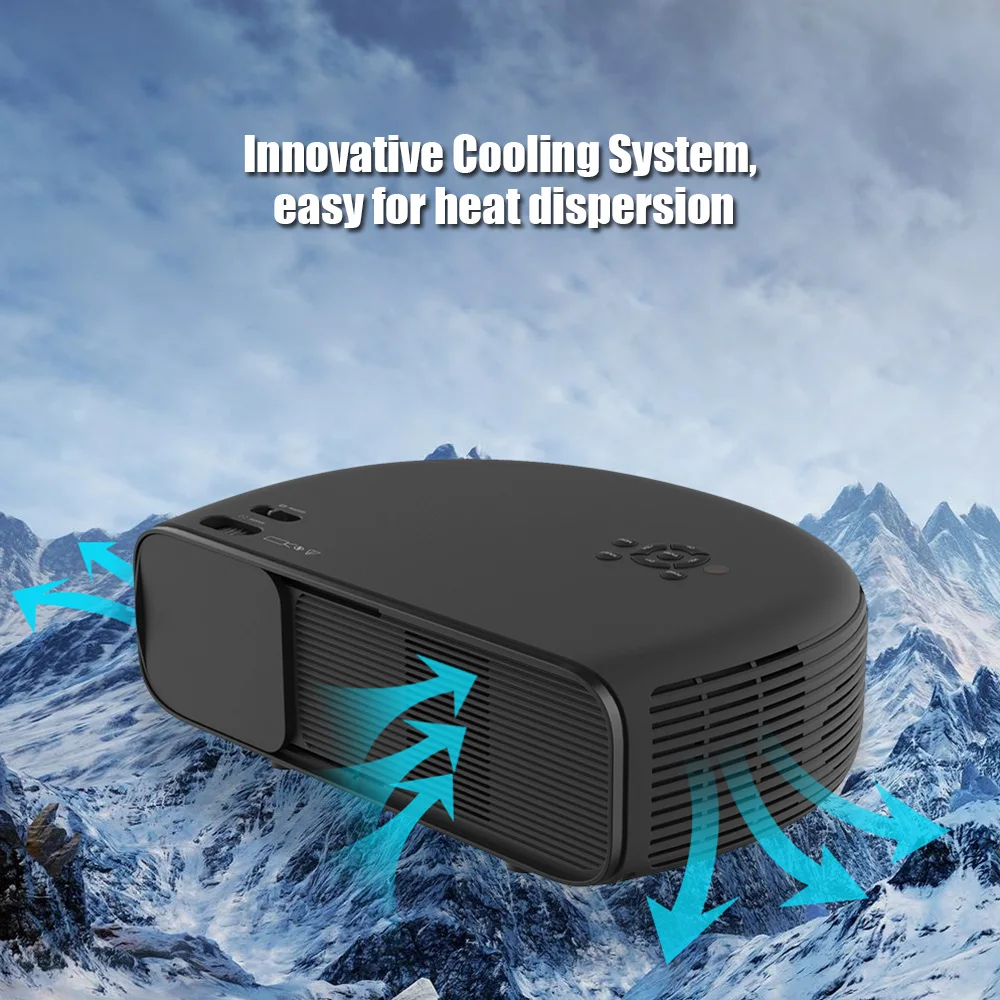 ЖК проектор Full HD светодиодный 1080P порты Sup ed 50000 часов работы 3200 люмен 2 * HD/ USB/ VGA/
