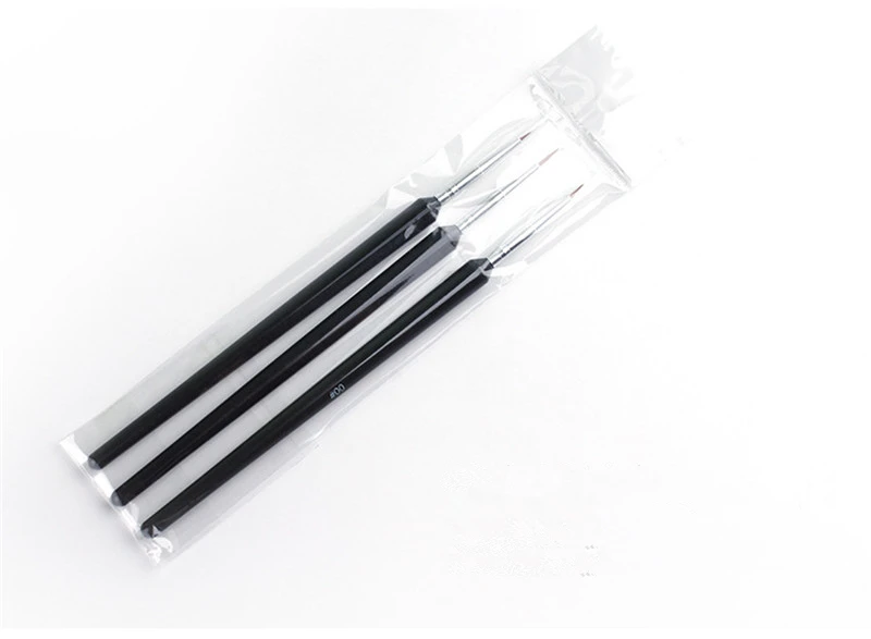 3 шт./компл. профессиональная нейл арта резьба ручка нажмите с силой так набор