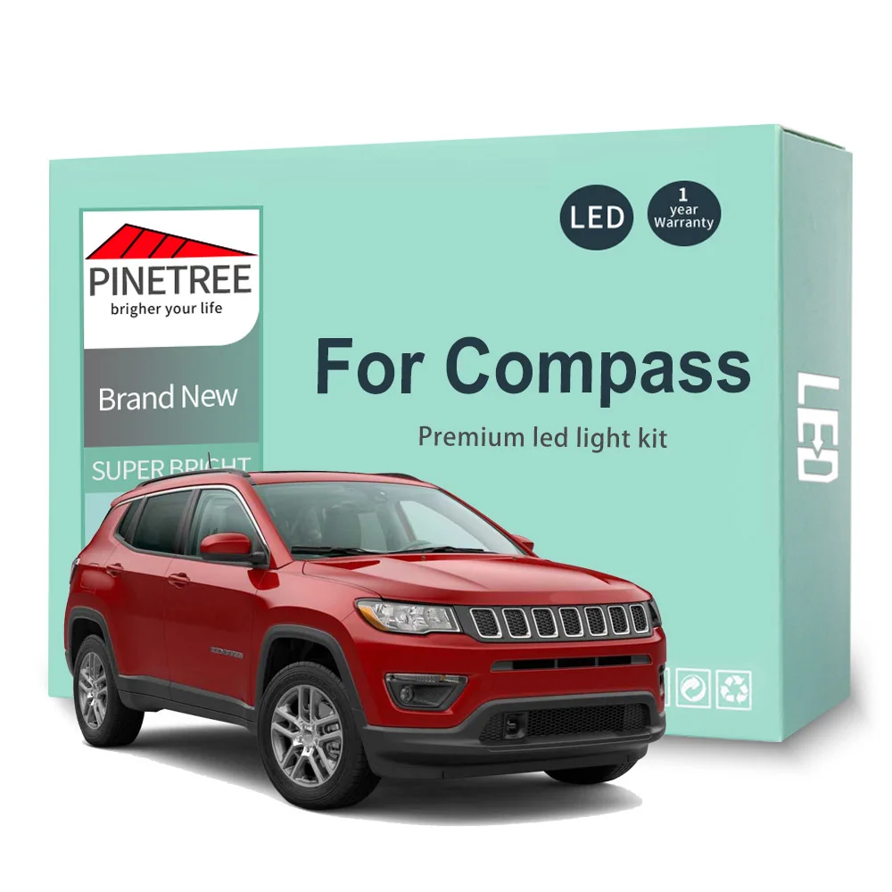 Комплект светодиодсветильник Ки для Jeep Compass 2007-2015 2016 2017 2018 2019 2020 2021 2022