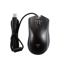 1pc m8 ergonomic optical fire key professional usb wired gaming mouse mice led light game mouse black