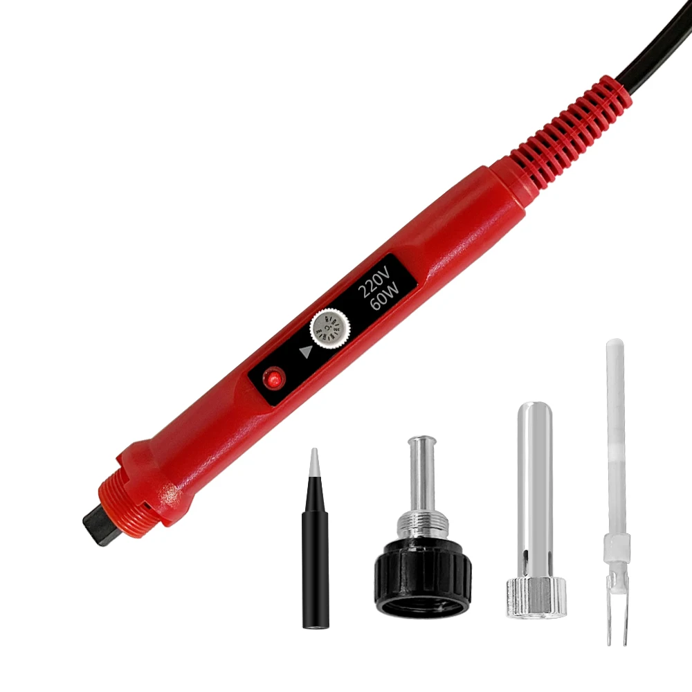 60/80W digital electric soldering iron welding iron tool  temperature adjustable soldering  iron tips/ stand/ tin wire
