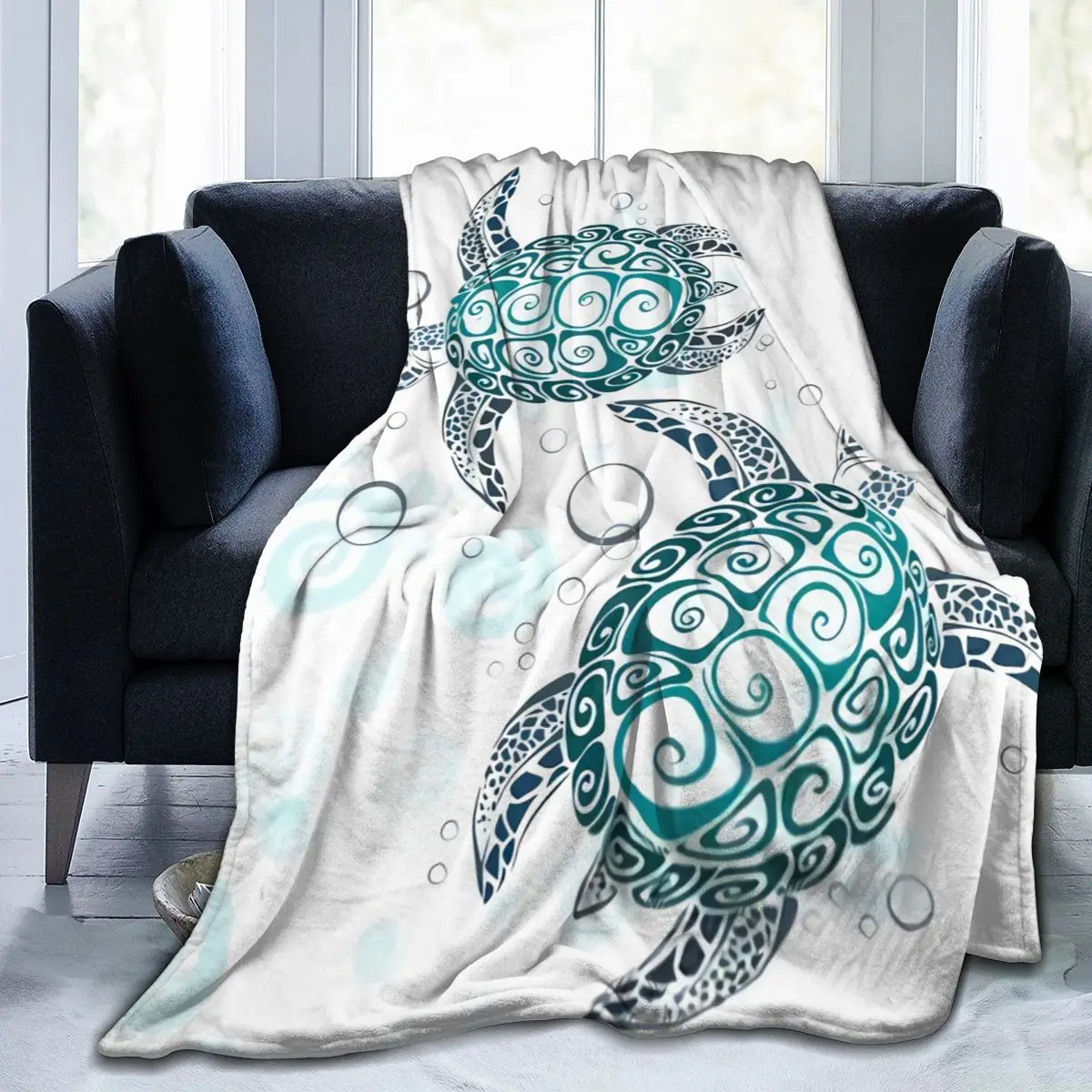 

Sea Turtle Wild Marine Animals In Ocean Super Soft And Cozy Fleece Blanket Perfect For Couch Sofa Or Bed Dropship Wholesale
