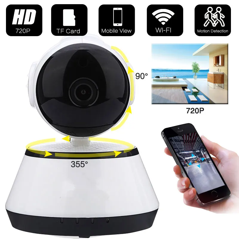 Безопасности сетевая камера с wifi Беспроводной HD Цифровая безопасность IP 1080P ИК