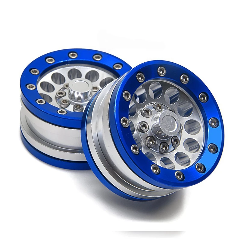 4 шт. алюминиевый сплав 1 9 Beadlock Колесные диски для 1/10 RC Гусеничный осевой SCX10/CC01/D90