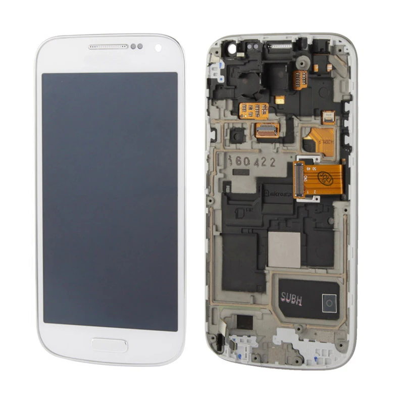 ЖК дисплей Sinbeda с рамкой экран 5 дюйма AMOLED для SAMSUNG GALAXY S4 Mini дигитайзер сенсорного